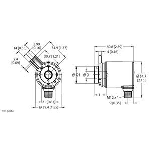 德国TURCK图尔克非接触式编码器REM-100B10T-3C12S12M-H1181