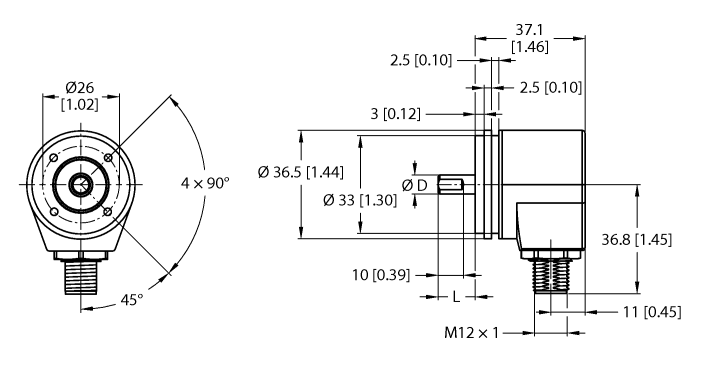 德国TURCK图尔克非接触式编码器REI-04QA0S-4A500-H1181