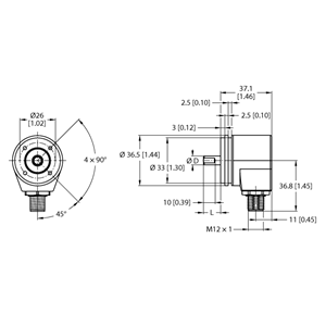 德国TURCK图尔克非接触式编码器REI-04QA0S-4A2048-H1181