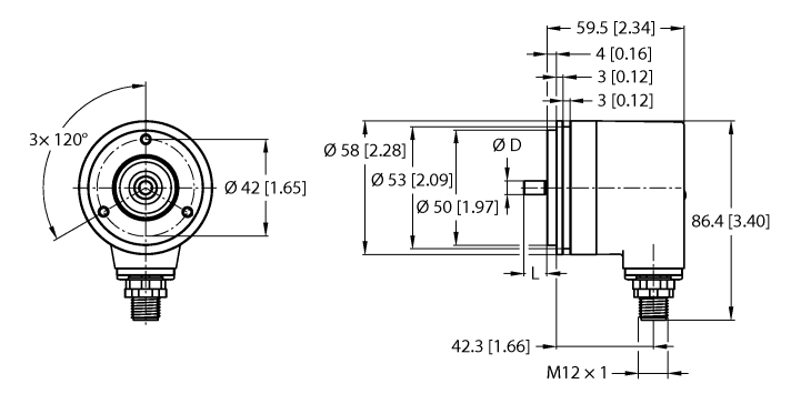 德国TURCK图尔克非接触式编码器REM-103S10S-5C13S12M-H1181