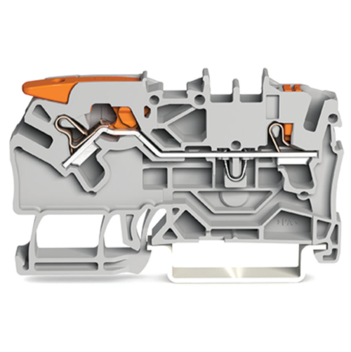 德国WAGO万可 2102-5201 TOPJOB®S馈通接线端子 带杠杆和按钮 导轨安装