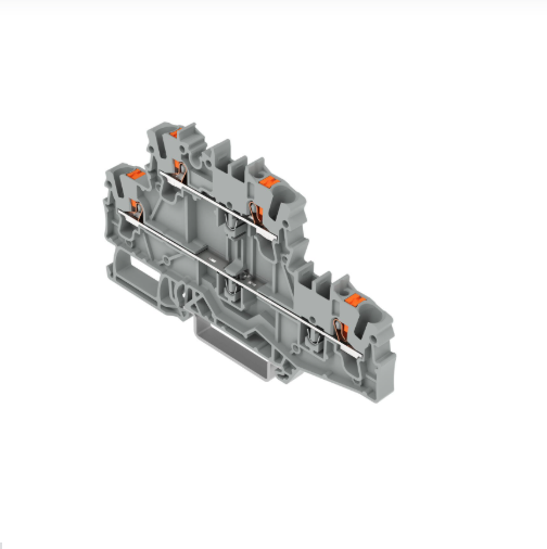 德国WAGO万可 2202-2701 带按钮的双层接线端子