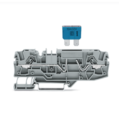 德国WAGO万可 2006-1681 2芯保险丝接线端子