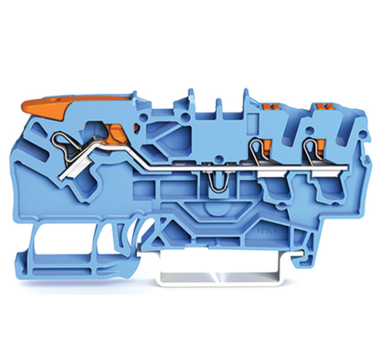 德国WAGO万可 2102-5304 馈通接线端子 带杠杆和按钮