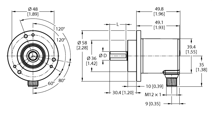 德国TURCK图尔克非接触式编码器REM-E-121T10C-9F32B-H1151