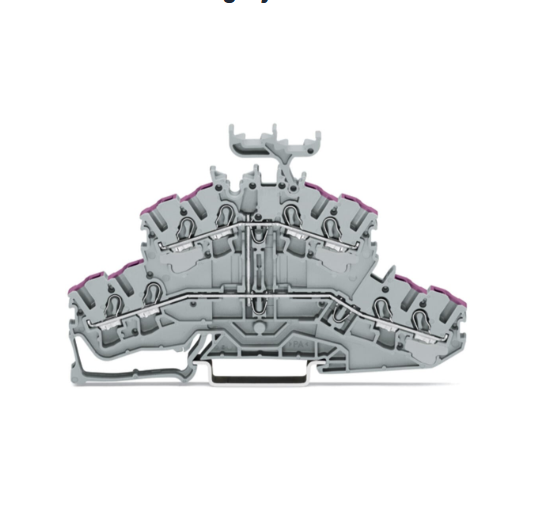 德国WAGO万可 2002-2438 双层接线端子