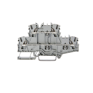 德国WAGO万可 2002-2701 双层接线端子 导轨安装