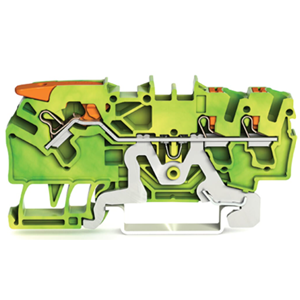 德国WAGO万可 2102-5307 接地接线端子 带杠杆和按钮