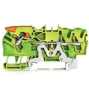 德国WAGO万可 2102-1307 接地接线端子 带杠杆和开放式工具槽