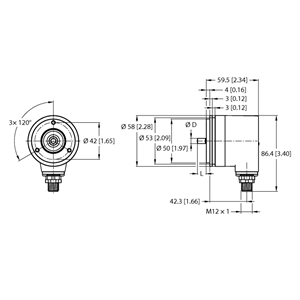 德国TURCK图尔克非接触式编码器REM-103S10S-3C13S12M-H1181