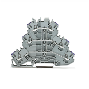 德国WAGO万可 2002-3208 三层接线端子