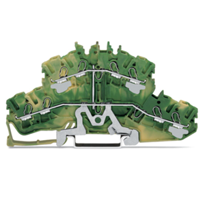 德国WAGO万可 2002-2407 双层接地接线端子