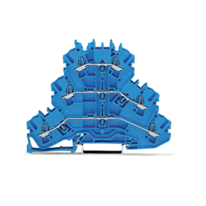 德国WAGO万可 2002-3204 三层接线端子