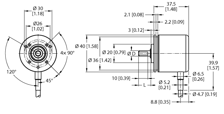 德国TURCK图尔克非接触式编码器REI-E-111T6C-4A2000-C