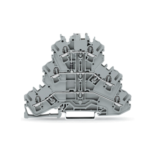 德国WAGO万可 2002-3211/1000-411 三层二极管接线端子