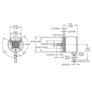 德国TURCK图尔克非接触式编码器REI-E-111TA0C-2B1024-C