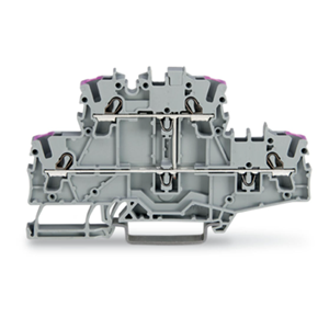 德国WAGO万可 2002-2708 双层接线端子 4芯直通接线端子