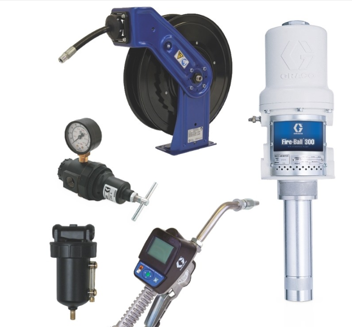 美国GRACO固瑞克  Fire-Ball® 300 5:1 散装油工作台 224534