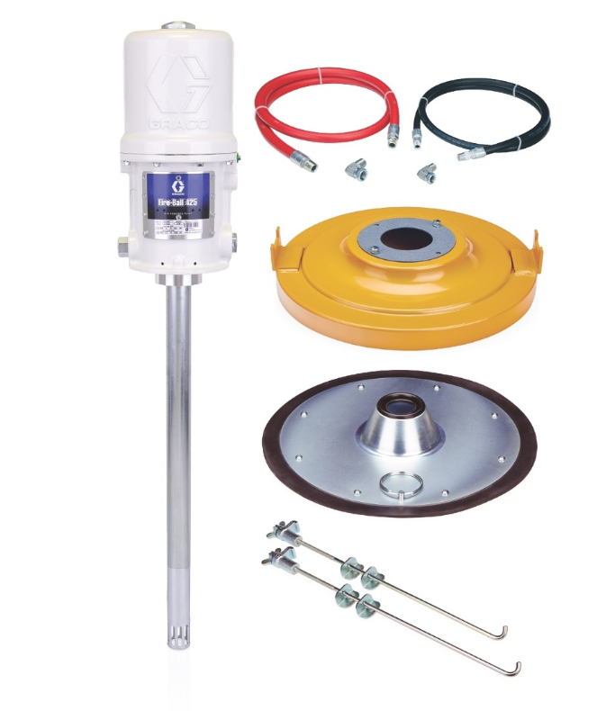 美国GRACO固瑞克 Fire-Ball® 425 系列 50:1 润滑脂泵 - 润滑油卡车套件 223107
