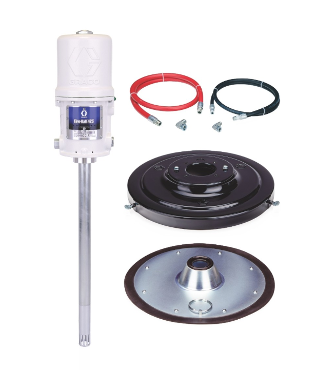 美国GRACO固瑞克  Fire-Ball® 425 系列 75:1  润滑脂泵固定盖式安装套件  244636