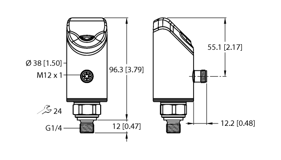 德国TURCK图尔克压力传感器PS510-40V-04-LI2UPN8-H1141/F301