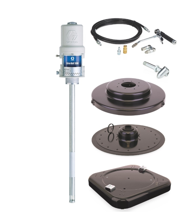 美国GRACO固瑞克 Fire-Ball® 300 系列 50:1 润滑脂泵便携式套件 225006