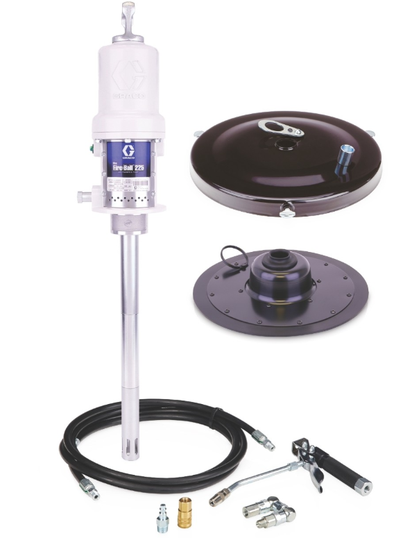 美国GRACO固瑞克 迷你 Fire-Ball® 225 50:1 润滑脂泵 - 便携式桶加注器套件 246910