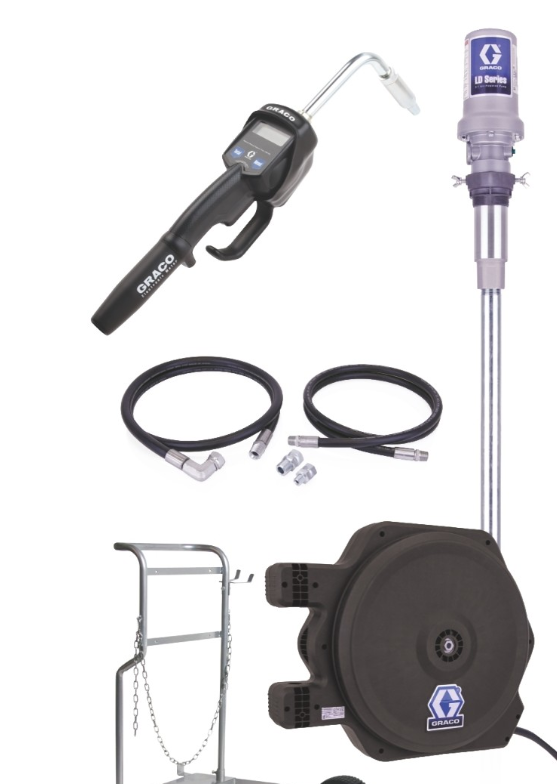 美国 GRACO固瑞克 LD 系列 3:1 移动油泵套件 - 手动油枪类型 24H751