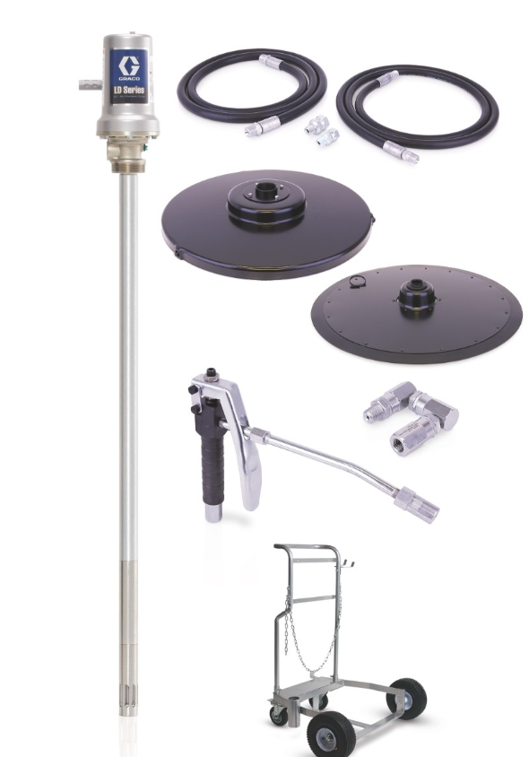 美国 GRACO固瑞克 LD 系列 50:1 润滑脂泵 - 移动套件 24J066