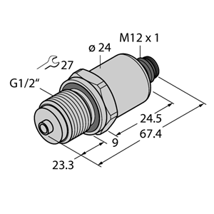 德国TURCK图尔克压力传感器PT16R-1008-I2-H1141/X