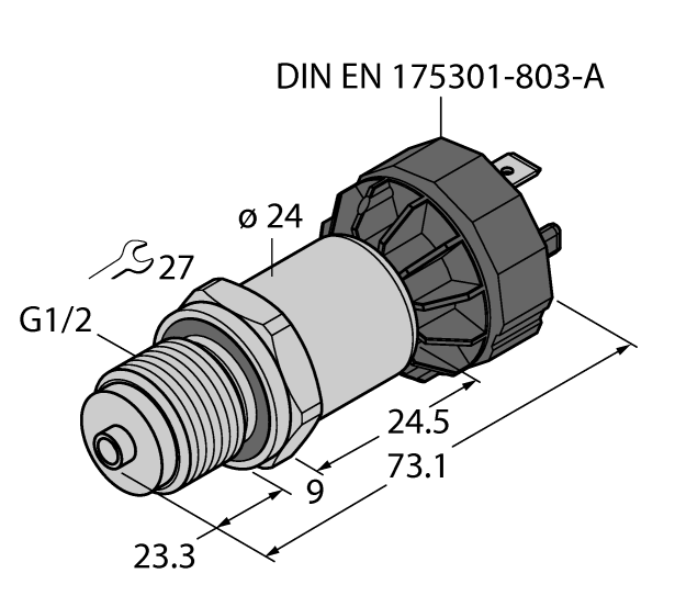 德国TURCK图尔克压力传感器PT16R-1008-U1-DA91