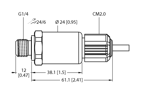 德国TURCK图尔克压力传感器PT40R-2004-I2-CM2.0/O