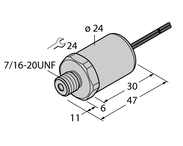 德国TURCK图尔克压力传感器PT5000PSIG-2005-I2-WM0.5/X