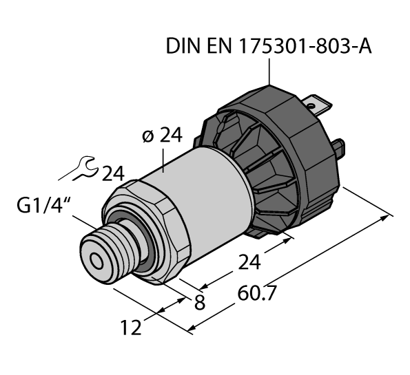 德国TURCK图尔克压力传感器PT1VR-1004-I2-DA91