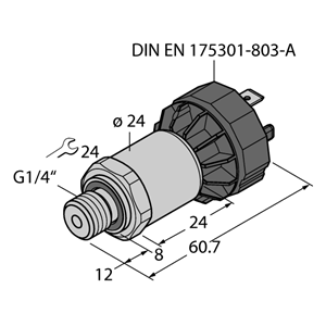 德国TURCK图尔克压力传感器PT1VR-1004-I2-DA91