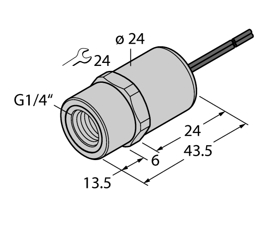 德国TURCK图尔克压力传感器PT16R-1001-I2-WM0.5