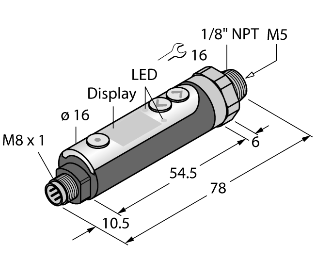 德国TURCK图尔克压力传感器PK012R-P14-2UP8X-V1141