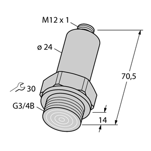 德国TURCK图尔克压力传感器PT100R-26-LI3-H1140