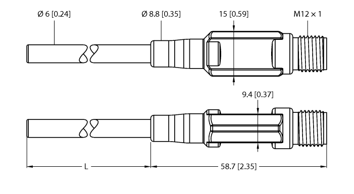 德国TURCK图尔克温度传感器TTM150C-206A-CF-LI6-H1140-L400-50/150°C