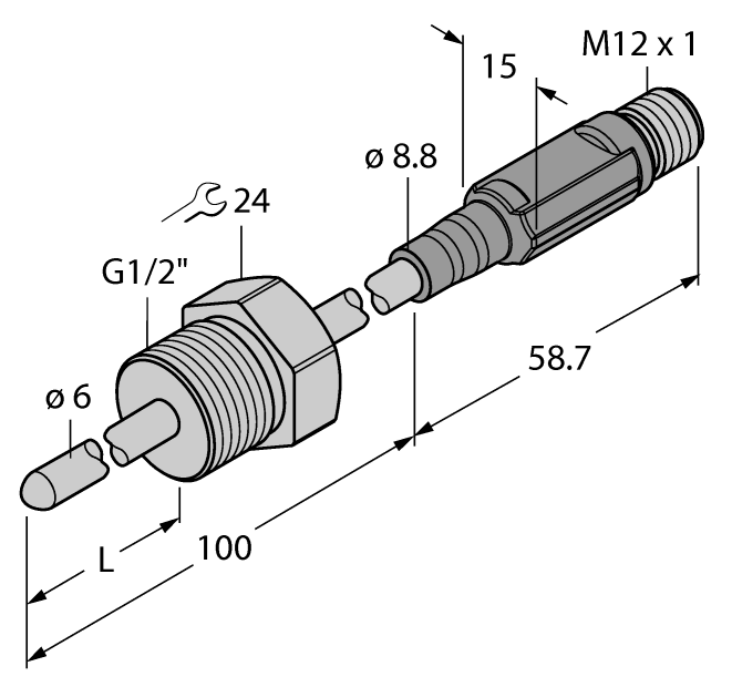 德国TURCK图尔克温度传感器TTM150C-206A-G1/2-LI6-H1140-L050-50/150C