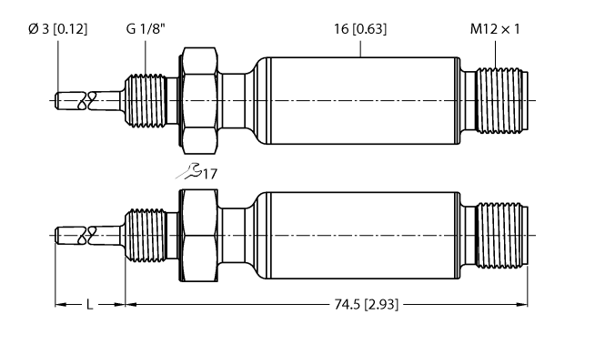 德国TURCK图尔克温度传感器TTMS-103A-G1/8-LI6-H1140-L013 40