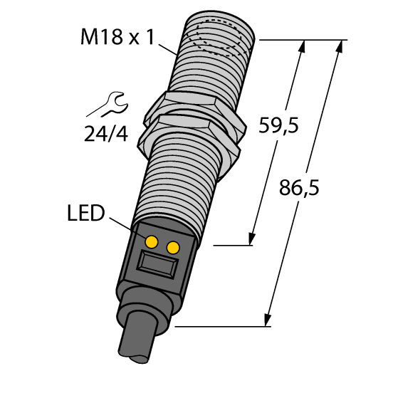 德国TURCK图尔克温度传感器M18TB14