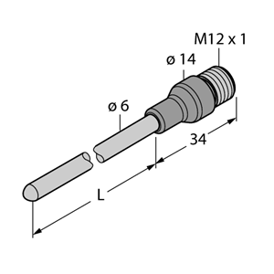 德国TURCK图尔克温度传感器TP-206KK1-CF-H1141-L500