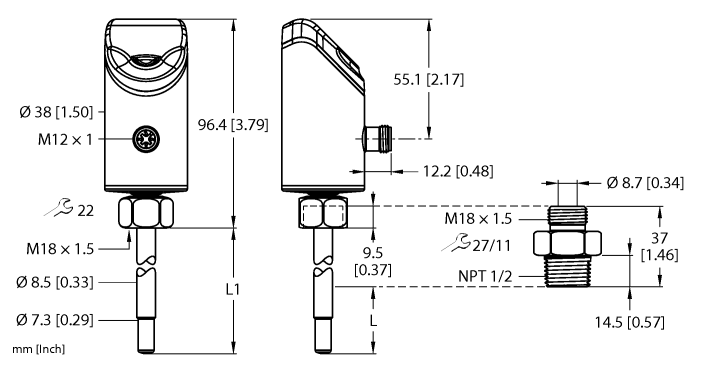 德国TURCK图尔克流量传感器FS101-300L-66-2LI-H1141