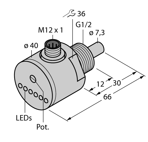 德国TURCK图尔克流量传感器FCS-G1/2A4-AP8X-H1141