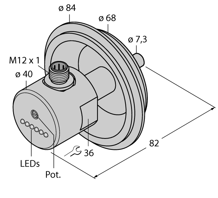 德国TURCK图尔克流量传感器FCS-68A4-AP8X-H1141/D003