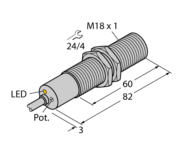 德国TURCK图尔克流量传感器FCS-M18-AP8X