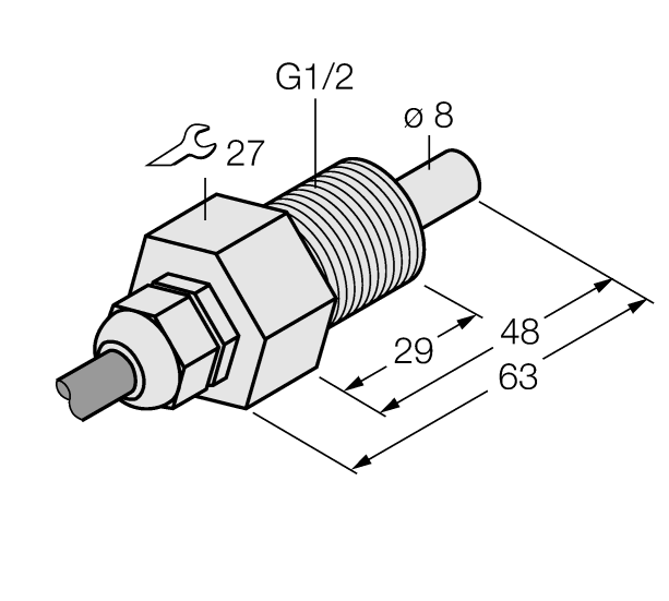 德国TURCK图尔克流量传感器FCS-GL1/2T-NA