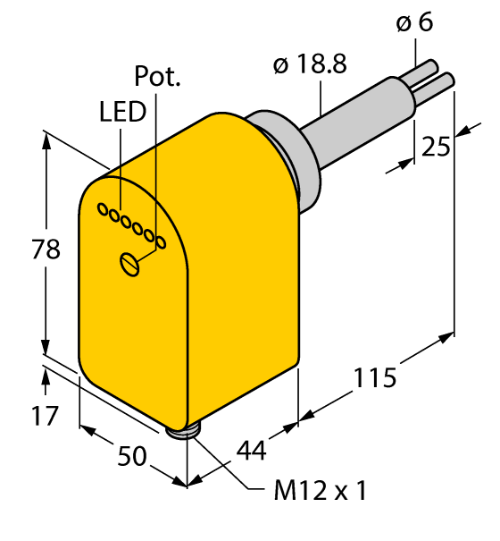 德国TURCK图尔克流量传感器FCS-HA2P-LIX-H1141/AL115
