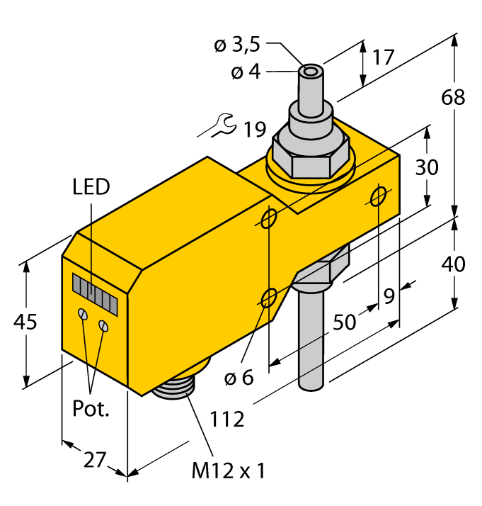 德国TURCK图尔克流量传感器FCI-TCD04A4P-LIX-H1141